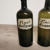 Bouteilles anciennes Hunyadi Janos. Apothicaire