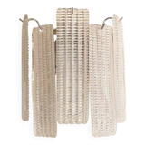 Contemporary Diamond Strips ”Listelli” Murano Glass Wall Sconce
