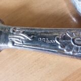 5 couteaux vintage en métal argenté lame inox 240514