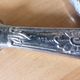 5 vintage silver metal knives with stainless steel blade 240514