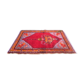 Old turkish oushak rug 118x74 cm vintage