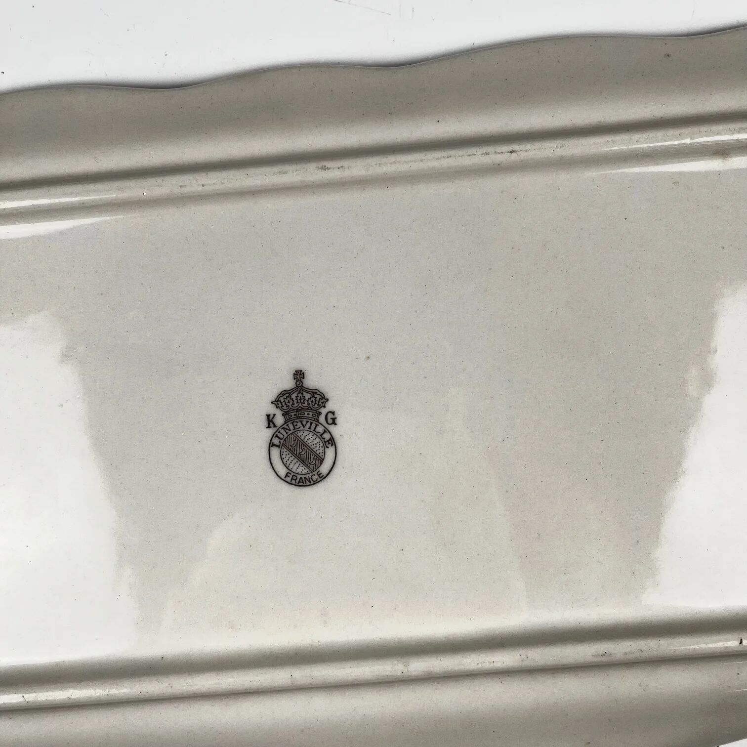 Cake dish model Réverbère by KG Lunéville