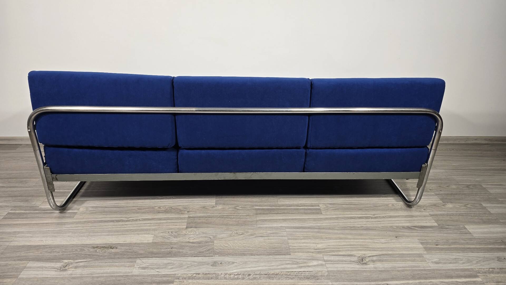 Bauhaus Chrome Sofa by Robert Slezak for Slezak Factories, 1930s