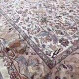 Pakistani carpet wool and silk handmade 190x295 cm