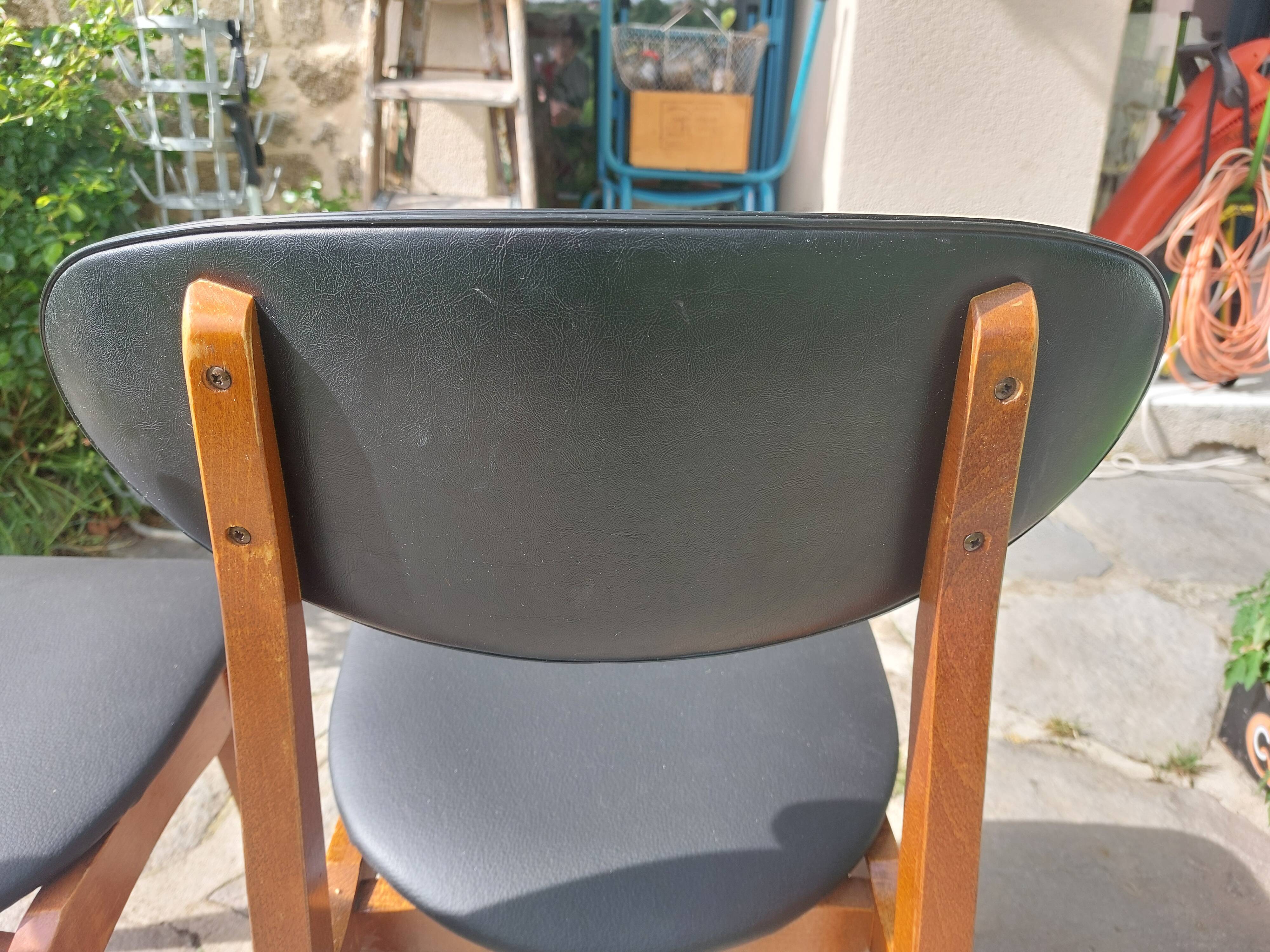 pair of Scandinavian chairs, unicorn style