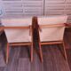 Pair of armchairs feet compass from the years 60