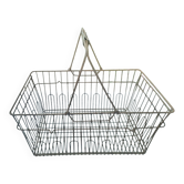 Old metal basket