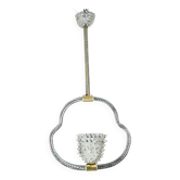 Extraordinary Clear Rostrato Murano Glass Chandelier by Barovier & Toso, 19