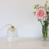 Thick glass hanging lamp