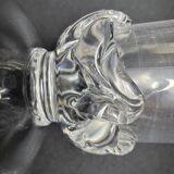 Daum vase, crystal blown and worked hot