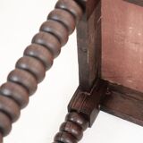 Wooden table legs in coils