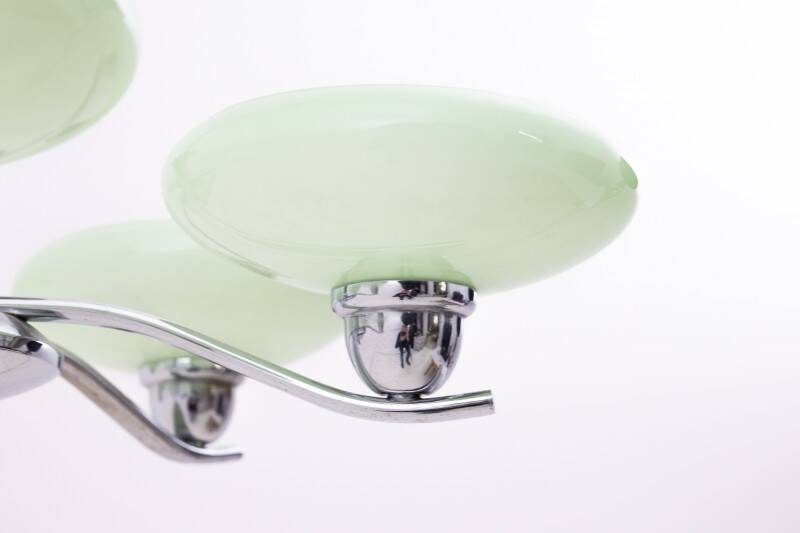 Art Deco chandelier from Poland, 1950s