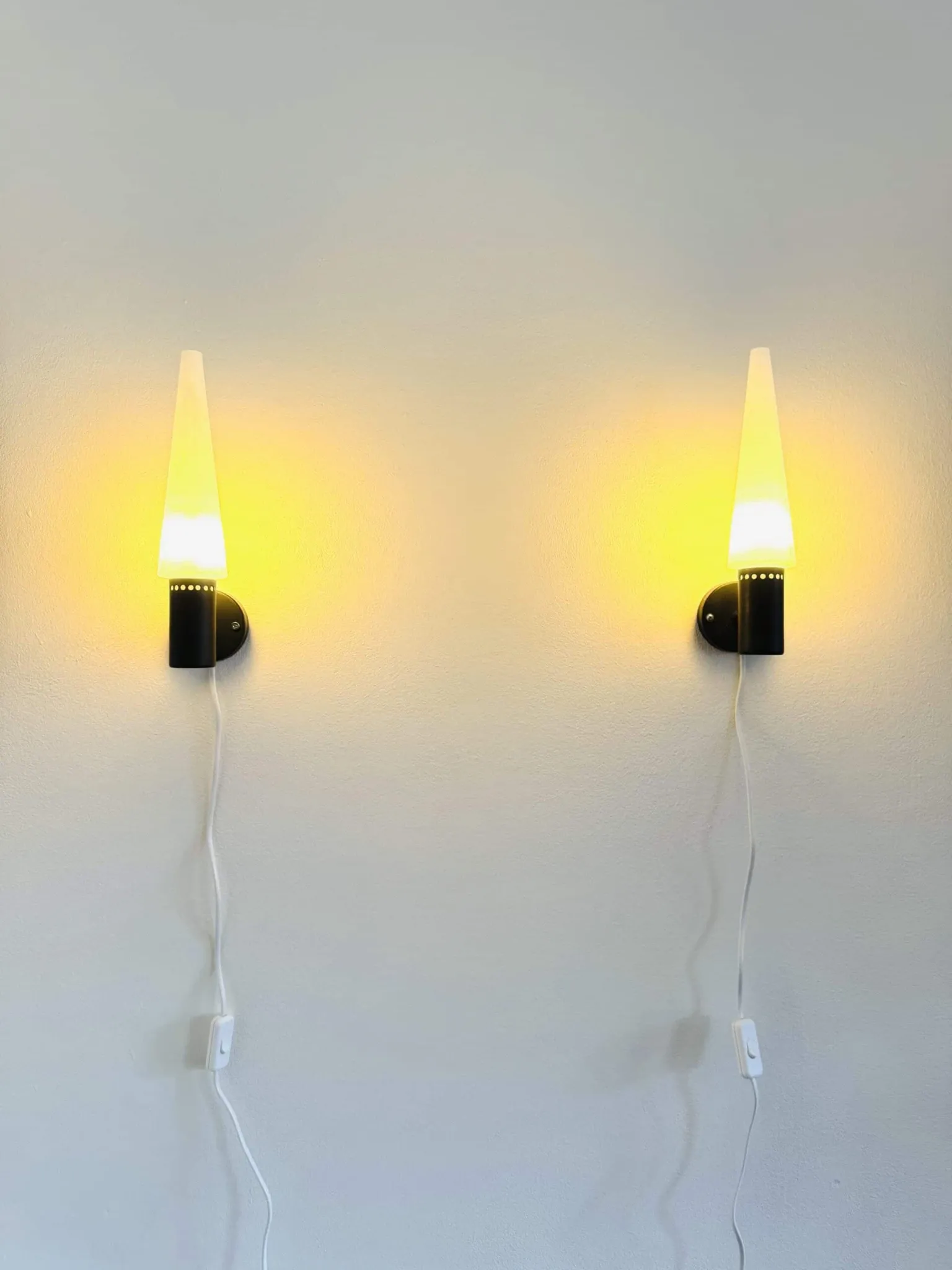 Wall sconces S-1986 by Hans-Agne Jakobsson for Markaryd, Sweden, 1960s.