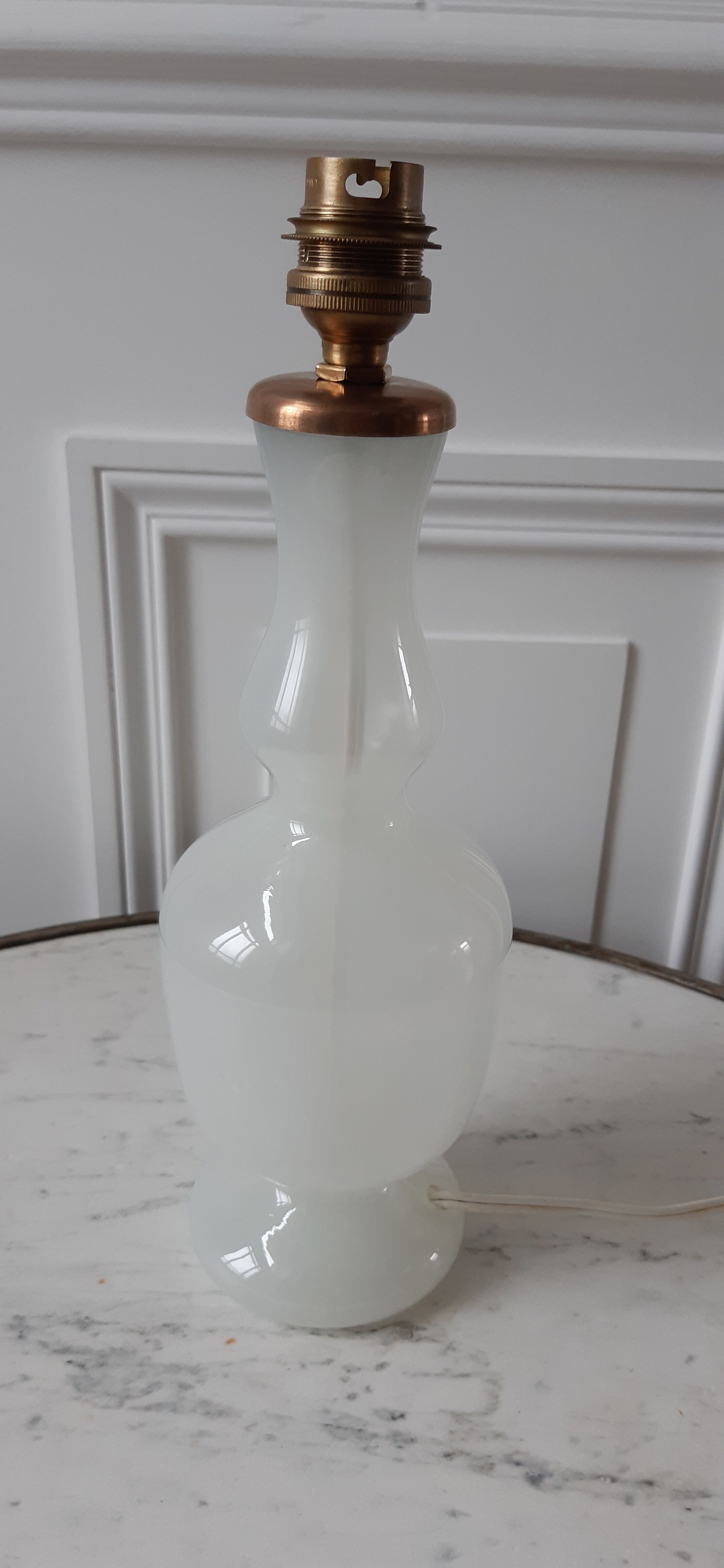 Opaline lamp 50s