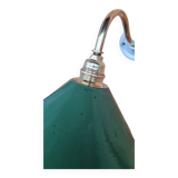Vintage enameled sheet metal wall light