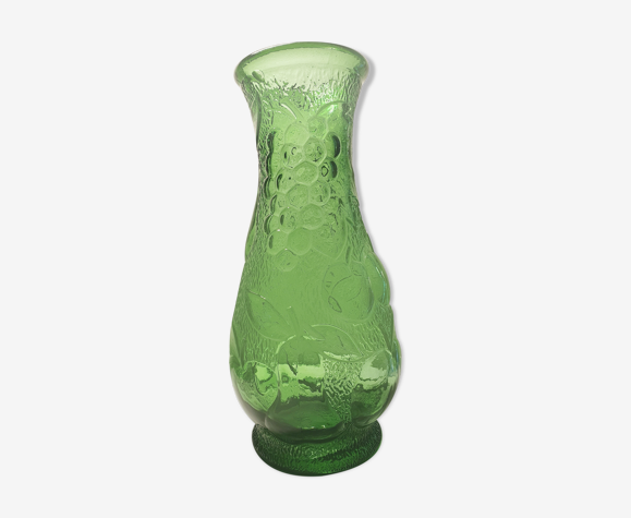 Vase moulé "Bambicho Marseille" vert