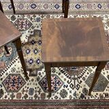 Set of English mahogany nesting tables from the 1950s