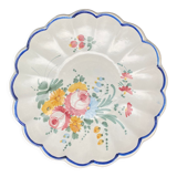 Round dish shape daisy Pattern Floral pattern in Italian ceramic – MMF17