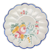 Round dish shape daisy Pattern Floral pattern in Italian ceramic – MMF17