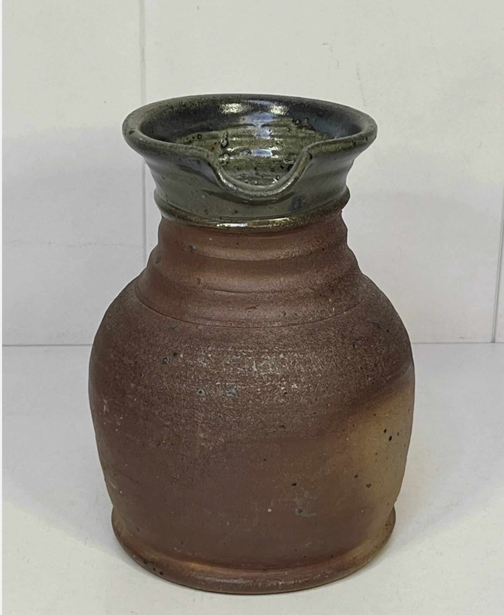 PIERRE DIGAN CERAMIC PITCHER STONEWARE 20TH CENTURY DESIGN 19cm/13cm