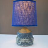 Mid-century modern pottery table lamp made by Rolf Palm, Sweden