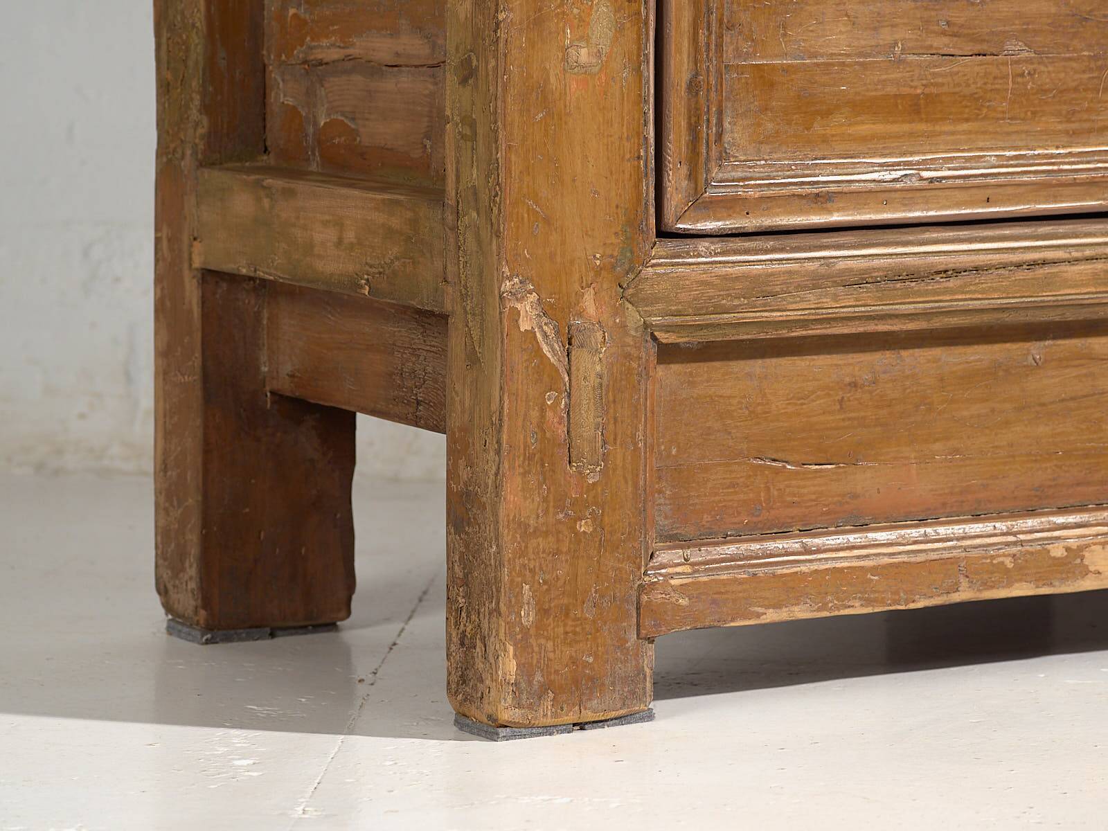 Antique sideboard with ochre patina (c.1900) #11