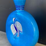 Glazed earthenware gourd vase for primavera, longwy