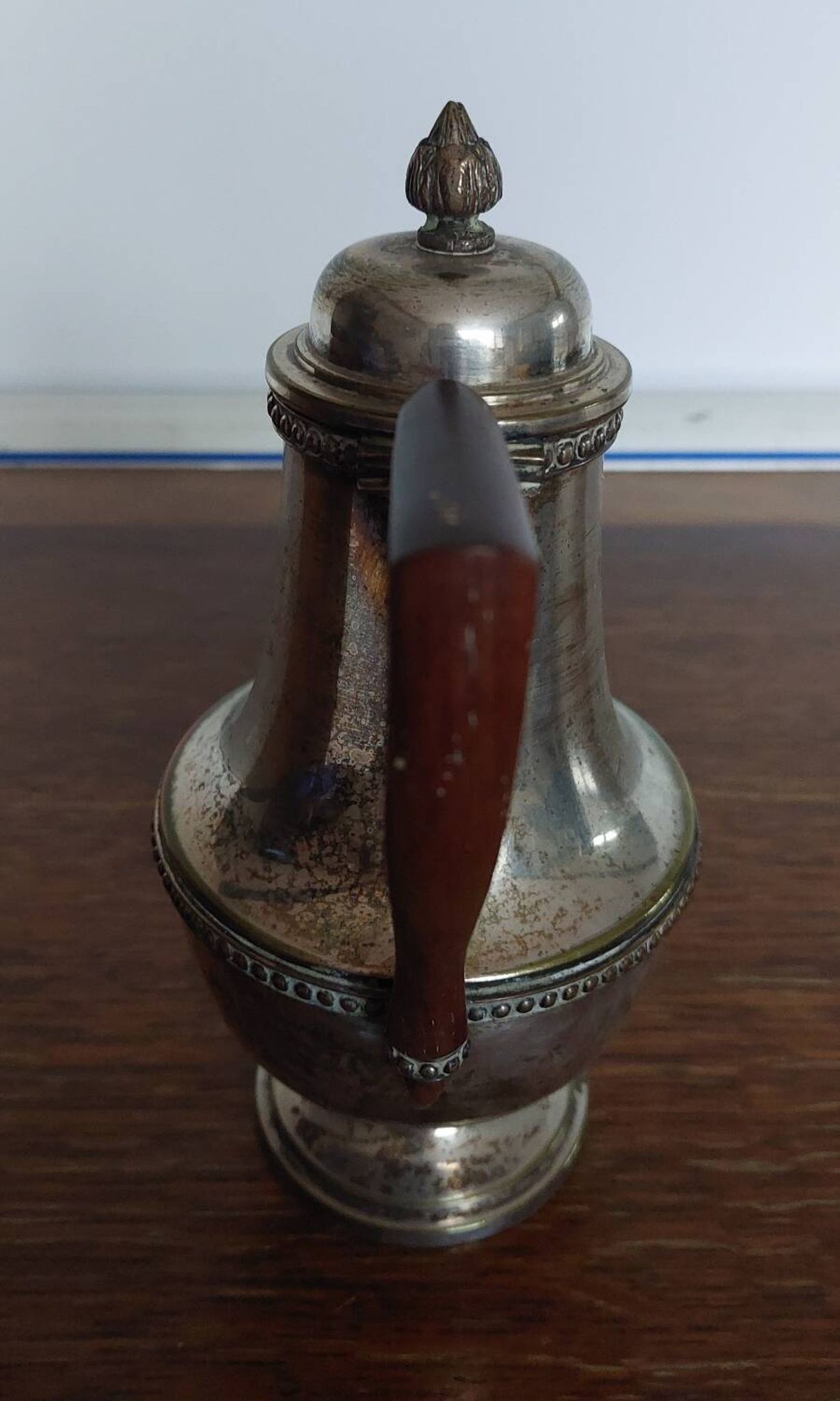Théière en métal argenté Vintage