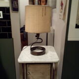 Lamp in wrought iron