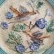 Old plate - Green Marli slip - XIX century