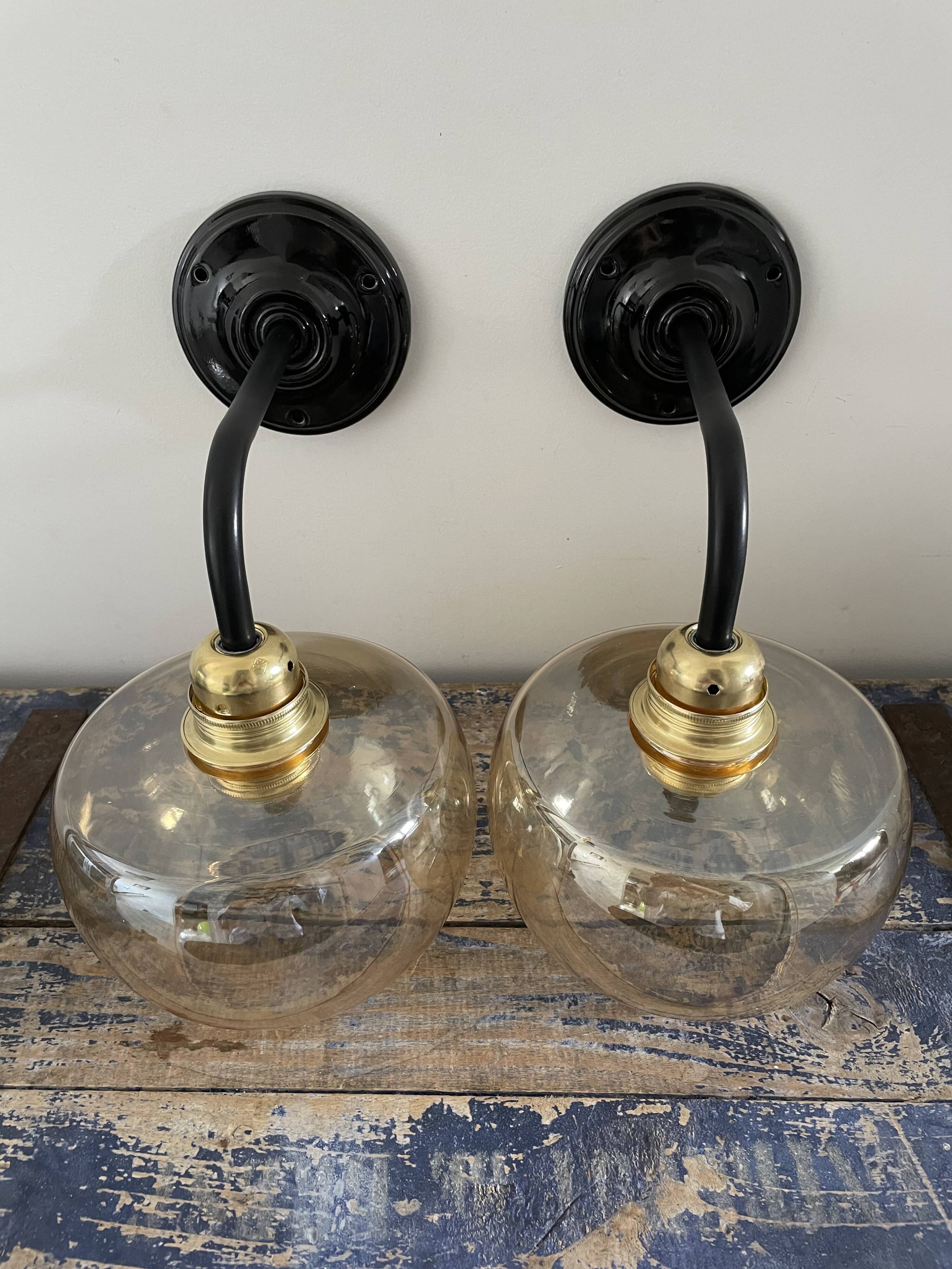 Pair of vintage wall lights
