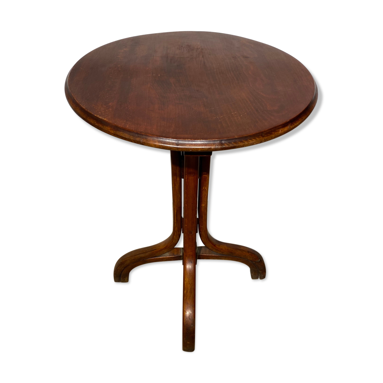 Bistro-style table, old around 1930 tinted