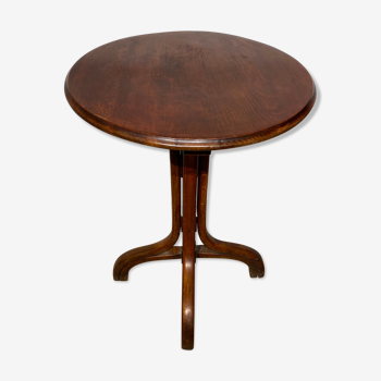 Table type bistrot, ancienne vers 1930 teintée