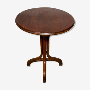 Bistro-style table, old around 1930 tinted