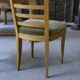 Paire de chaises modernes avec assises en velours vert 1940’s