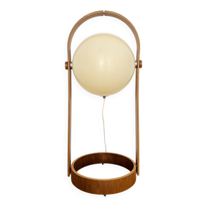 Lampe de sol en noyer