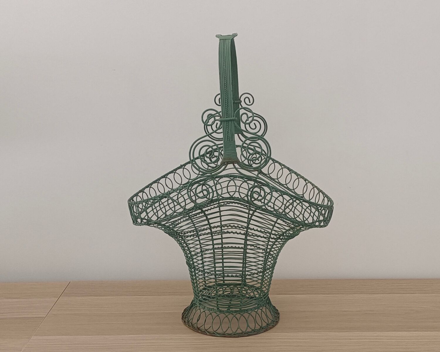 Wrought iron basket