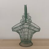 Wrought iron basket