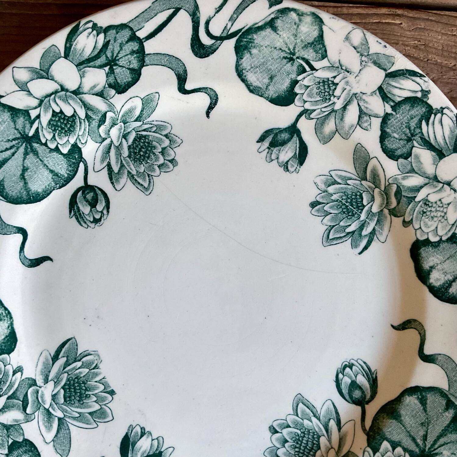 4 assiettes à dessert Nénuphar R & A Salins