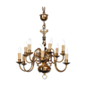 Lustre de style Hollandais en cuivre 10 feux