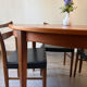 Vintage teak round table NF extendable