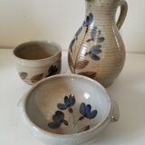 Handcrafted stoneware set — Grès du Marais France