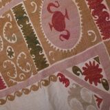 Hand knotted rug, vintage Turkish rug 101x130 cm