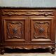 Buffet or sideboard with Venetian doors in Louis XV style made of walnut.