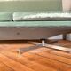 Vintage 1970s Living Room Set – Velvet Sofa & Swivel Armchairs