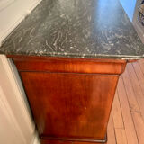 Chest of drawers with marble top