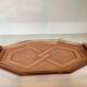 Plat plateau en verre rose style Rosaline C