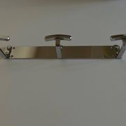 patère de salle de bain chrome art déco 1950