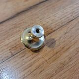 6 Polished Brass Furniture Knobs