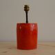 Red ceramic lamp